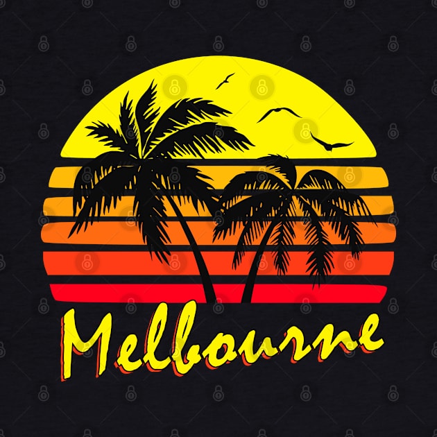 Melbourne Retro Sunset by Nerd_art